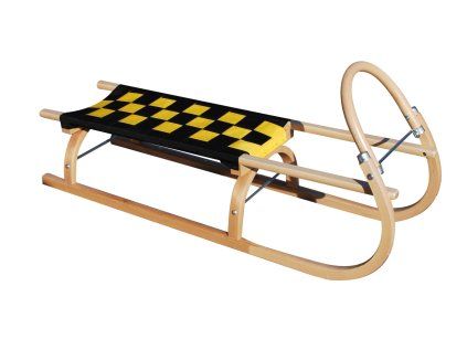 SULOV saně 67 (Barva černo-žluté, Délka 110cm)