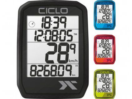 Tachometr CicloSport Protos 105 drátový - (Barva Green)